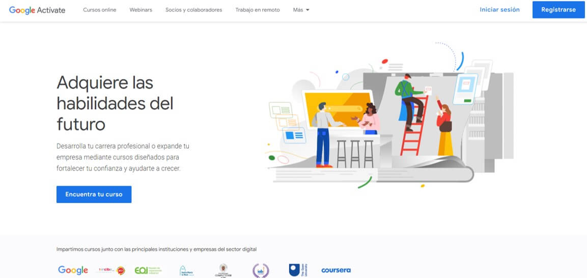 Curso de marketing digital de Google